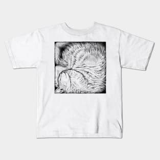 Favorite Spot Cat Sleeping in Box Kids T-Shirt